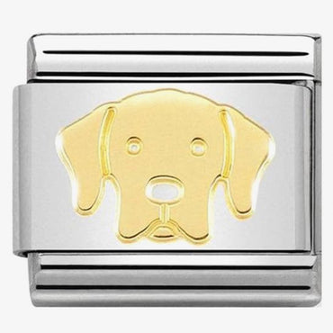 Nomination Gold Labrador Composable Link