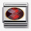 Nomination Red Faceted CZ Composable Link