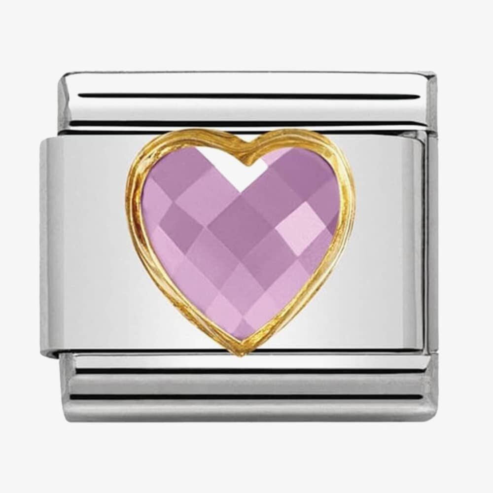 Nomination CZ Heart Composable Link