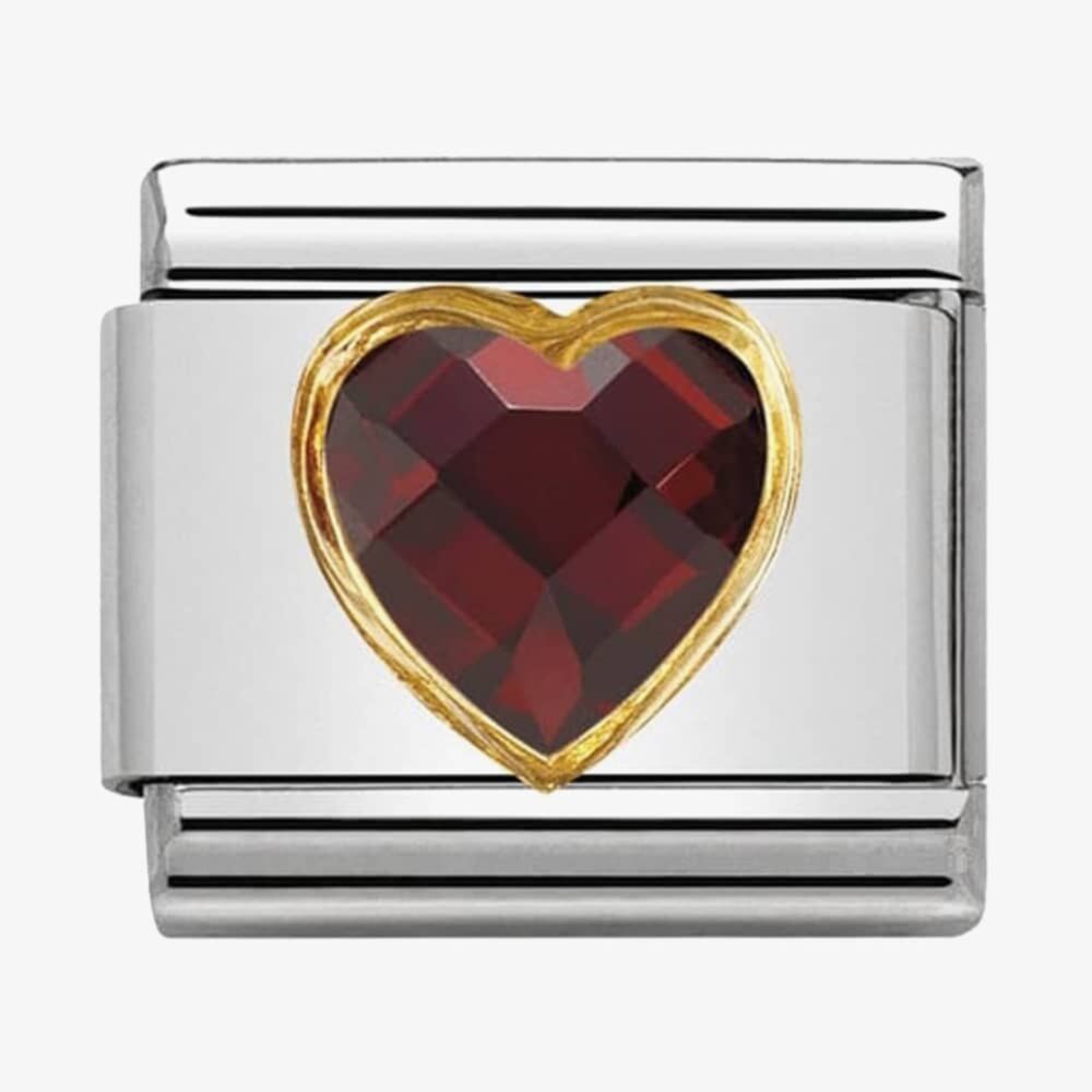 Nomination CZ Heart Composable Link