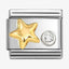 Nomination Gold Star & CZ Composable Link