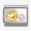 Nomination Gold Heart & CZ Composable Link