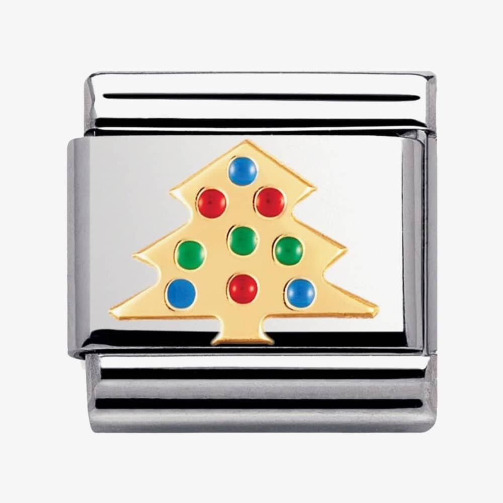 Nomination Gold Christmas Tree Composable Link