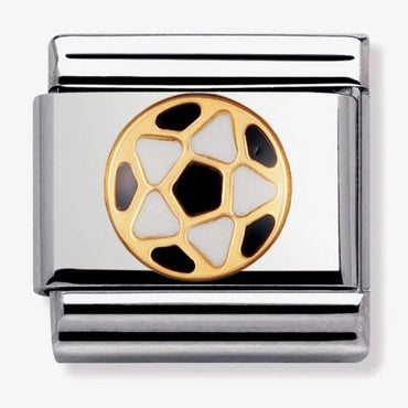Nomination Enamel Football Composable Link