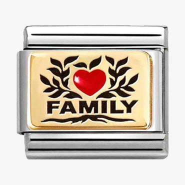 Nomination Family With Heart Composable Link