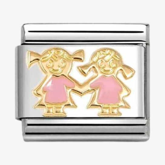 Nomination Pink Sisters Composable Link