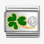 Nomination Green Clover with CZ Composable Link