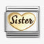 Nomination Sister Gold Heart Composable Link