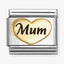 Nomination Mum Gold Heart Composable Link