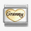 Nomination Granny Gold Heart Composable Link