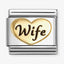 Nomination Wife Gold Heart Composable Link