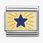 Nomination Gold Blue Star Composable Link