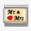 Nomination Mr & Mrs Gold Composable Link