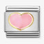 Nomination Pink Enamel Heart Composable Link