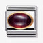 Nomination Oval Garnet Composable Link