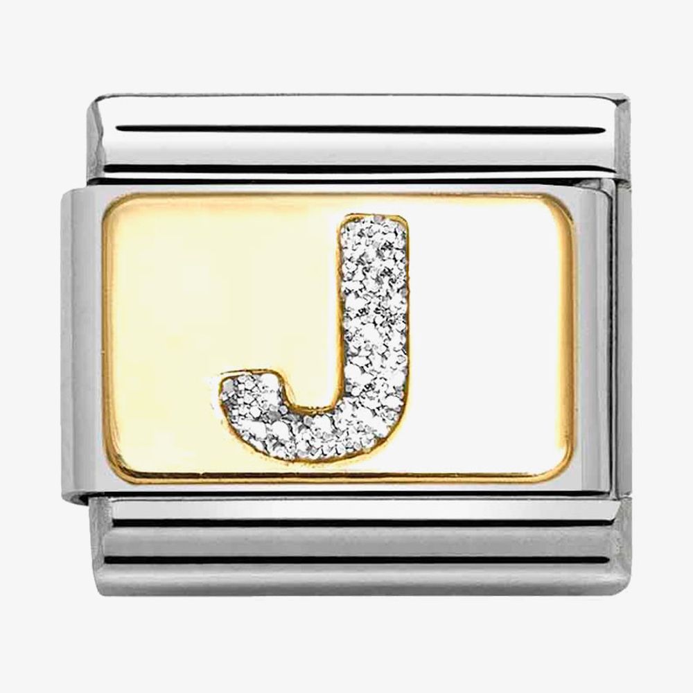 Nomination Glitter Letter Composable Link