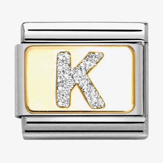 Nomination Glitter Letter Composable Link