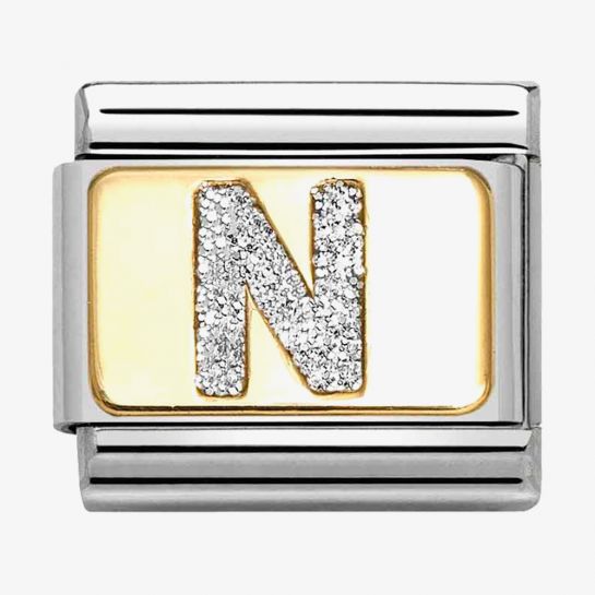 Nomination Glitter Letter Composable Link
