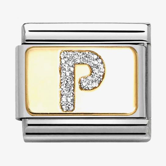 Nomination Glitter Letter Composable Link