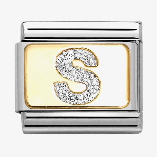 Nomination Glitter Letter Composable Link