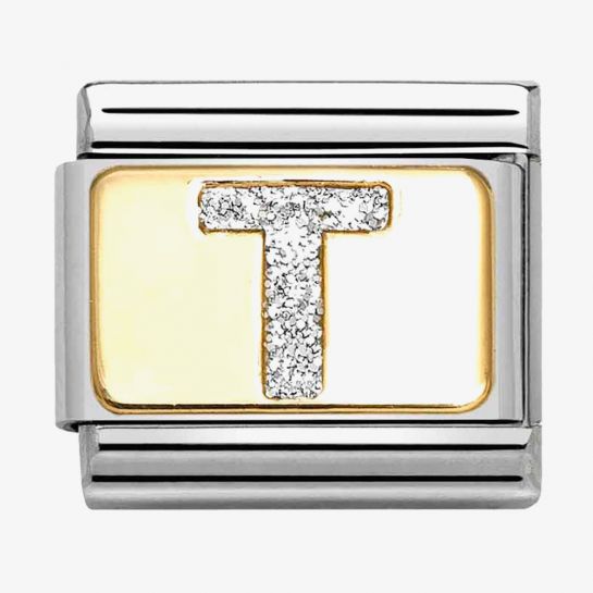 Nomination Glitter Letter Composable Link