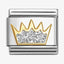 Nomination Glitter Crown Composable Link