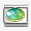 Nomination Two Tone Blue-Green Composable Link