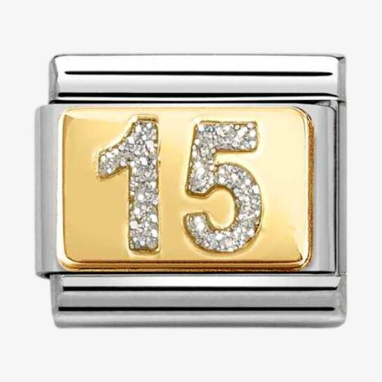 Nomination Gold Glitter 15 Composable Link