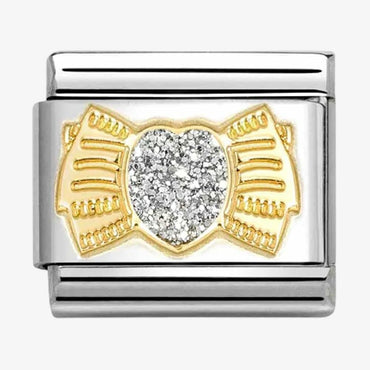 Nomination Glitter Bow Composable Link