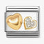 Nomination Gold & Glitter Hearts Composable Link