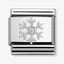 Nomination Silver Snowflake Composable Link