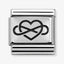 Nomination Infinity Heart Composable Link