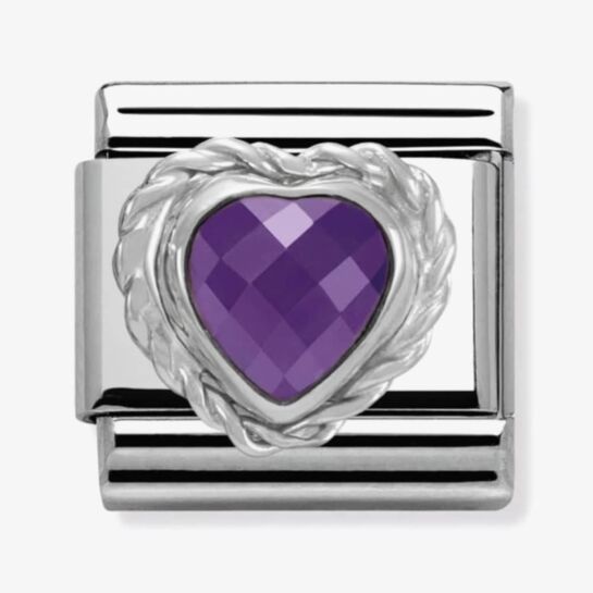 Nomination Faceted Purple Heart Link