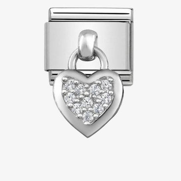 Nomination CZ Heart Pendant Link