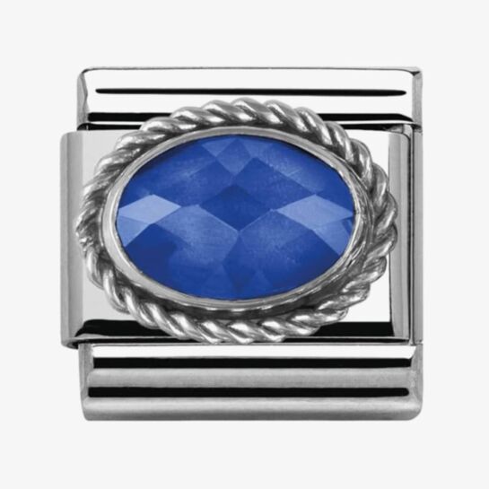 Nomination Faceted Oval CZ Composable Link