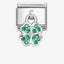 Nomination Clover Green CZ Pendant Link