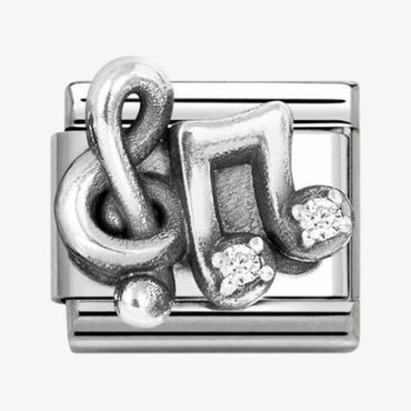 Nomination Treble Clef CZ Composable Link