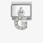 Nomination Silver CZ Letter Pendant Composable Link