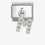 Nomination Silver CZ Letter Pendant Composable Link
