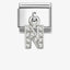 Nomination Silver CZ Letter Pendant Composable Link