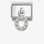 Nomination Silver CZ Letter Pendant Composable Link