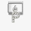 Nomination Silver CZ Letter Pendant Composable Link