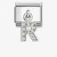 Nomination Silver CZ Letter Pendant Composable Link