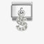 Nomination Silver CZ Letter Pendant Composable Link