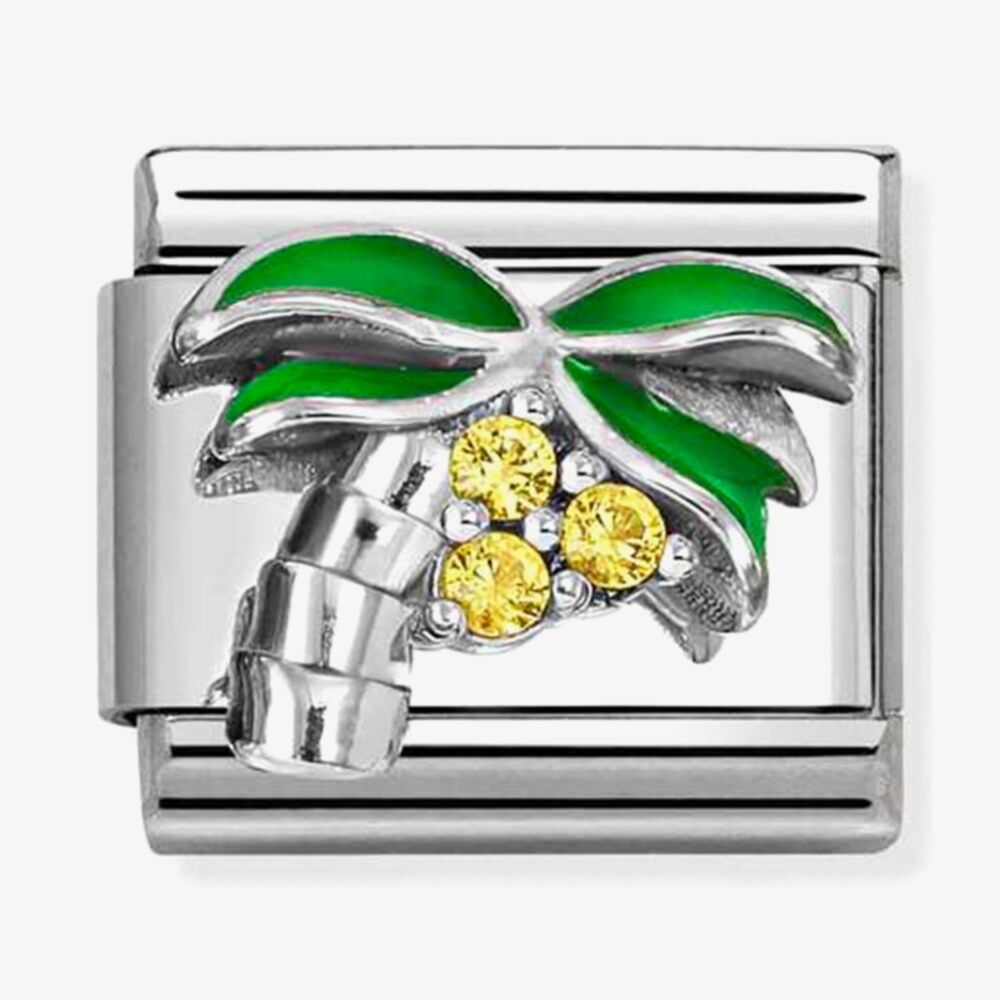 Nomination Palm Tree CZ Composable Link