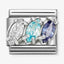 Nomination Blue Trilogy CZ Composable Link