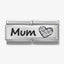 Nomination Mum with Heart Double Composable Link