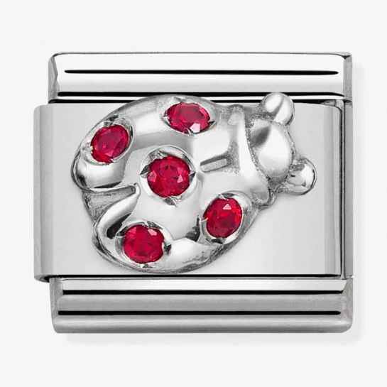 Nomination CZ Ladybug Composable Link