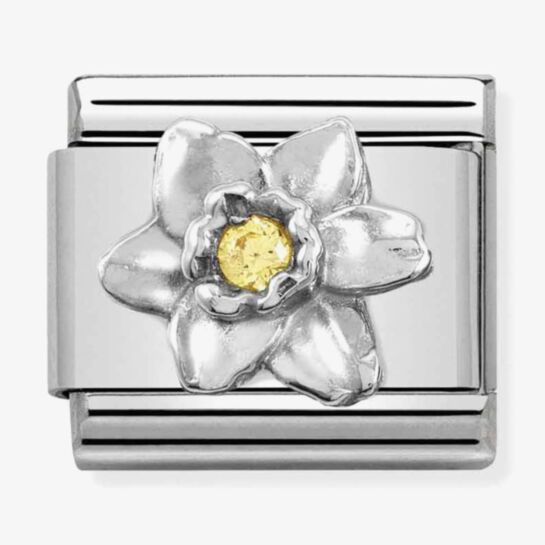 Nomination Silver Daffodil Composable Link