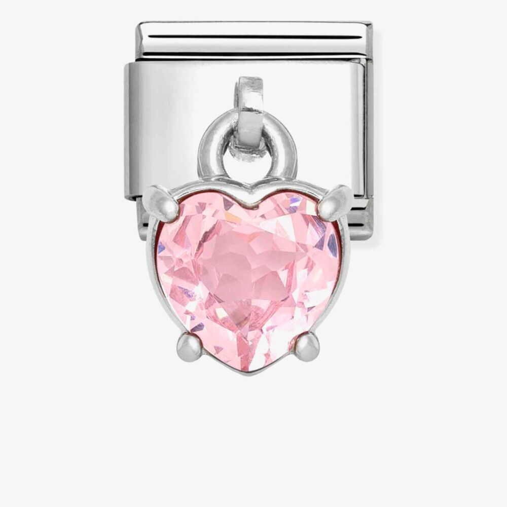 Nomination Pink Heart Pendant Charm